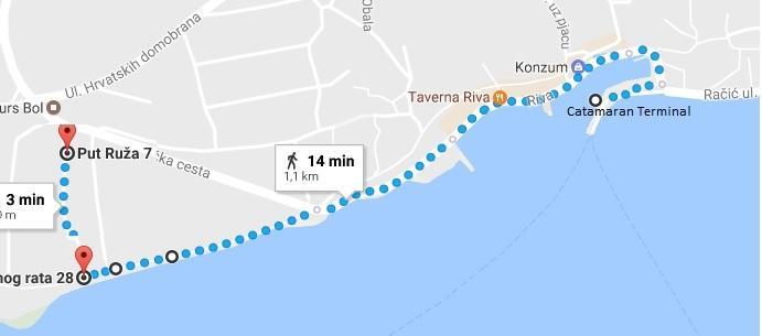 Guesthouse Apartment Bozica Bol Zewnętrze zdjęcie